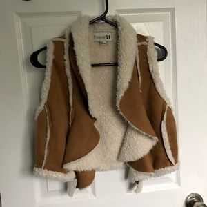 Faux fur vest